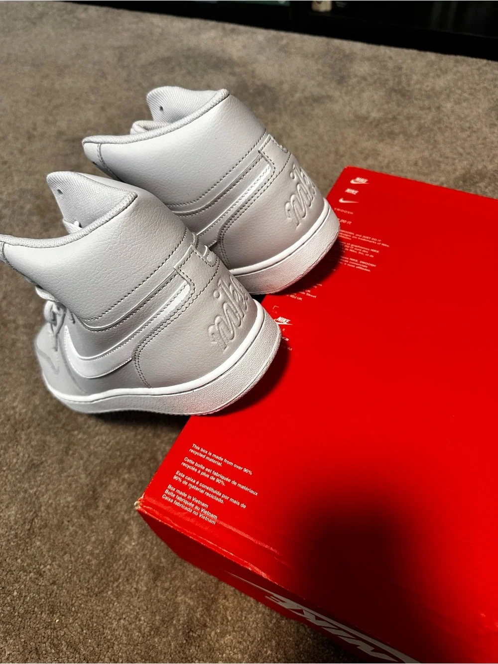 Nike Men’s White High-Top Sneakers